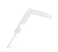 PartyKindom Book Cover Guide Tool Metal Positioning Ruler for Scrapbook and Bookbinding Portable Design with Precise Measurements Stylish and Stencil Template