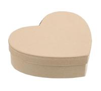 PartyKindom Box Love Paper Box Shaped Cardboard Eve Mom for Heart Valentines Day Women Your Festival Present Party Pink of Cute Proposal Labels Beige Paper