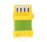 PartyKindom Boy Girl's Accordion Musical Toy for Toddlers Battery Operated Accordion for Young Boy Girl Small Button Control for Beginner Musical Interest