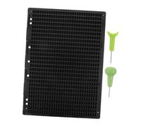 PartyKindom Braille Writing Board Rows Durable Thickened Design with Braille Pen for Enhanced Learning Experience Blind Education
