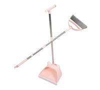 PartyKindom Broom and Dustpan for Floor Cleaning Plastic Small Broom and Dustpan for Home Boys and Girls Sweeping Brush Tool for Kitchen Housekeeping Helper