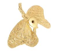 PartyKindom Butterfly Shaped Brass Cabinet Knob Drawer Handle for Kitchen Bathroom Bedroom Furniture Vintage Style Compact Pull for Cupboard and Dresser
