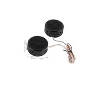 PartyKindom Car Dome Tweeter Speakers High Fidelity Audio Loud Mini Stereo Tweeters for Vehicle Sound System Plastic Metal Construction Wide Compatibility Space-saving Design