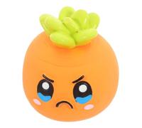 PartyKindom Carrot Squeaky Dog for Interactive Latex Chew with Cute Vegetable Faces for Small Dogs and Puppies Teething and Training Play