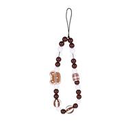 PartyKindom Cartoon Phone Charm Lanyard with Bear Beads Design Handmade Mobile Phone Holder Easy Installation Skid and Drop for Daughters Friends and Students