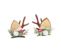 PartyKindom Cat Ears Hairpin Christmas Antlers Bobby Pin Adorable Hair Accessory for Girls Halloween Party
