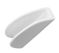 PartyKindom Ceramic Napkin Holder for Table with Practical Paper Tissue Dispensing, White Tabletop Napkin Holder for Kitchen and Bar, Stylish and Simple Design Accessory for Home Or