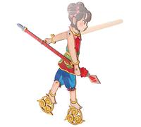 PartyKindom Chinese Traditional Shadow Puppet Prop for Kindergarten Creative Plaything for Early Education Workmanship