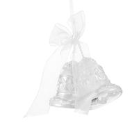 PartyKindom Christmas Tree Pendant Glitter Decorative Xmas Hanging Ornament for Indoor Decoration Bell Sound Feature for Holiday Memories and Scene Decor