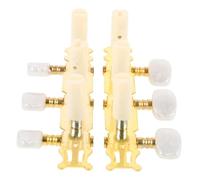 PartyKindom Classical Guitar Tuning Pegs Gold Plated Design with Acrylic Heads Durable Machine Heads for Electric Acoustic Guitars Precision Tuning Easy String Changes