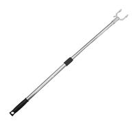 PartyKindom Clothes Hook Pole: Clothesline Pole Reach Clothes Poles Retractable Reach Sticks Black Stainless Steel Kitchen Counter Storage Dining Table Service Workshop Bench Layout