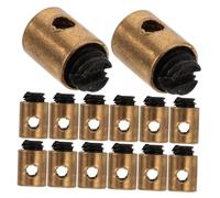 PartyKindom Clutch Line Modification Parts for Throttle Cable Adjustment and Repair 20pcs Metal Hollow Clamp Nipples, Sturdy Design for Electric Bike and Motorcycle for Motorbike