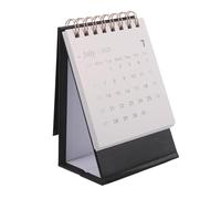 PartyKindom Compact Standing Flip Calendar for Daily Planning Small for Home Office Use Smooth Page Flipping Premium Quality for Space Efficient Organization