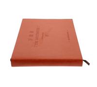 PartyKindom Concise Account Book for Bookkeeping and Planning, Faux Leather and Paper Material, Simple Stylish Design, for Office Professionals and Individuals to Prioritize and Organize
