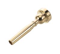 PartyKindom Copper Trumpet Mouthpiece for Youth and Junior Bands Robust Replacement Accessory for Music Instruments Premium Sound Quality for Performances and Practice Gold Color