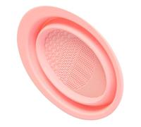 PartyKindom Cosmetics Brush Cleaner Tool Foldable Silicone Makeup Brush Cleaning Bowl 1 Piece Easy to Use for Makeup Artists and Enthusiasts for Home or Travel