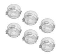 PartyKindom Covers 6pcs, for Protective Open Plastic Adults to for Easy Stove Knob Safety Heat-Resistant for Natural Gas Stove in Child Suitable Multi-Scene Use