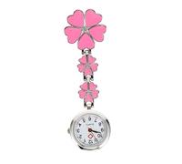 PartyKindom Creative Five Heart Nurse Watch Fashion Nurse Pocket Watch Mini Hanging Fob for Women Accurate Timekeeping for Nursing Professionals