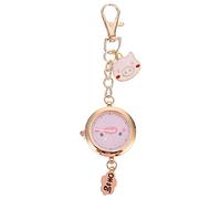 PartyKindom Cute Nurse Fob Watch with Key Ring Pendant Lightweight Pocket Watch for Students Nurses Easy Carry Chain Hanging Pocketwatch with Spare Battery Gift for Birthday