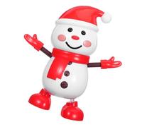 PartyKindom Dancing Snowman Christmas Decorations Singing and Dancing Holiday Dancing Character Snowman Holiday Figurine Snowman Holiday Decoration Festive Dancing Ornament White Plastic