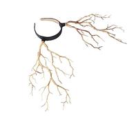 PartyKindom Darkly Style Witch Horn Hairwear Party Hair Hoop Creative Hair Clasp Lightweight Gothic Halloween Headband for Accessories