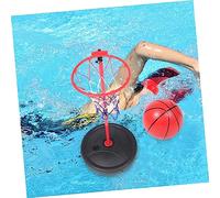 PartyKindom Detachable Floating Pool Basketball Hoop with Inflatable Easy Assembly Water and Land Dual Use Game for Indoor Outdoor Swimming Pools and Poolside Fun