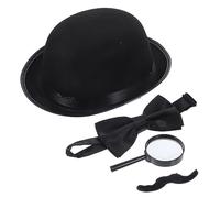 PartyKindom Detective Role Play Props with Durable Mustache and Accessories for Cosplay Party Dress Up Suitable for Men and Women Fun Pretend Play Kit to Encourage Critical Thinking