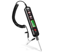 PartyKindom Digital Automotive Circuit Tester with LED Light Lcd Display and Precise Voltage Resistance Measurement Abs Electric Test Light Pen for Car Electrical System Troubleshooting