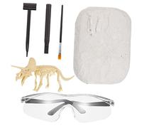 PartyKindom Dinosaur Skeleton Digging Set Educational Archaeology for Boys with Excavation Tools and Realistic Model Accessories to Cultivate Paleontology Interest and Hands Skills