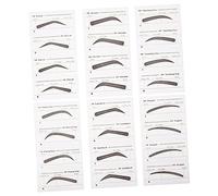 PartyKindom Disposable Eyebrow Stencil and Template Set 6 Pieces Makeup Eyebrow Sticker Kit Women Makeup
