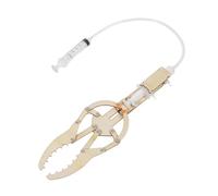 PartyKindom DIY Hydraulic Robotic Arm Kit Wooden Model Stem Educational for Mechanical Engineering Learning Creative Assembly for Skill Development and Robotics Exploration