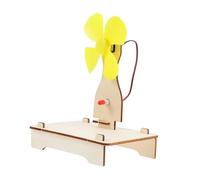 PartyKindom DIY Micro Wind Power Generator Kit for Science Experiment Educational Stem Assembly Model for School Teaching and Homework Competitions Random Color
