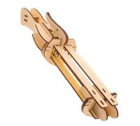 PartyKindom DIY Paper Plane Launcher Model Wooden Handheld Craft for Educational Scientific Experiment Kit Enhances Creativity and Problem Solving Skills Students