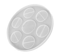 PartyKindom DIY Silicone Wine Rack Mold for Epoxy Tray Making Flexible Crystal Casting Mold for Glass Beer Holder Easy Clean Craft Tool for Handmade Projects