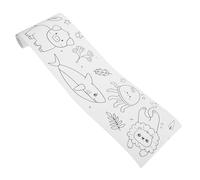 PartyKindom Drawing Roll Non Adhesive Wall Coloring Poster for Animal World Graffiti Canvas for Sketching Doodling Crafting and Creative Art Activities at Home School