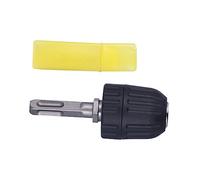 PartyKindom Drill Chuck with Square Handle Hand Tighten Design for Electric Hammer Impact Driver Wrench Conversion Tool Adapter for Cordless Power Screwdrivers