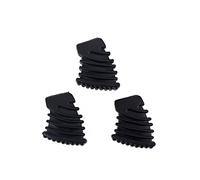 PartyKindom Drum Rubber Feet S Size Drum Cymbal Stand Rack 3pcs for and Wc11 Black Rubber Pads to Keep Stability and Increase Friction Percussion Parts