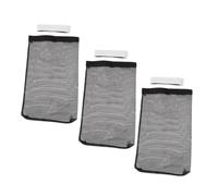PartyKindom Durable Dryer Vent Lint Trap Bag with Strong Adhesive Strips for Indoor Outdoor Use Efficient Dust Filtration Lint Catcher Extends Dryer Lifespan Dusty Areas Black
