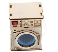 PartyKindom Educational DIY Washing Machine Model for Science Experiment Kit for Boys and Hands Assembly to Develop Observation Thinking and Practical Skills Lightweight and Portable