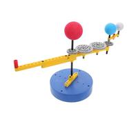 PartyKindom Educational Sun Earth Moon Model Kit for DIY Celestial Dynamics Science Universe Simulation with Self Rotation and Revolution Hands Learning for Elementary School Astronomy and