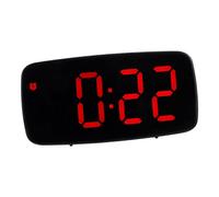 PartyKindom Electric Digital Clocks Bedside Mains Powered Led Digital Alarm Clock and Electronic Components Voice Temperature for Bedroom