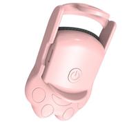 PartyKindom Electric Eyelash Curling Tool USB Rechargeable Pink Heated Lash Curler with Brush Head for Natural Curling Safe Material for Home Use