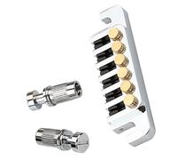 PartyKindom Electric Guitar Bridge Replacement String Guitar Saddle Accessory for Improved Sound Quality Easy Installation Precision Crafted for Stability and Reliability