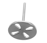 PartyKindom Electric Nail Drill Flat Disc Bit with Hollow Bearing for Callus and Dead Skin Removal Fast Foot File Sanding Pads for Home Salon Pedicure Rough Skin Remover Tool