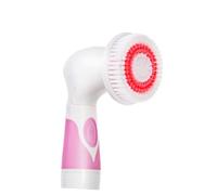 PartyKindom Electric Shower Brush Rechargeable Body Wash Brush Long Handle for Back Scrubbing and Deep Cleaning in Bathroom Random Color