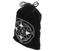 PartyKindom Elegant Tarot Bag with Drawstring Closure Pouch for Tarot Cards Jewelry for Organizing Oracle Cards Sacred Items Stylish Storage