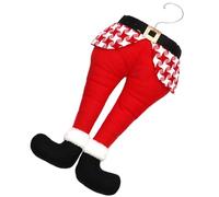 PartyKindom Elf Legs Christmas Tree Hanging Decor Festive Striped Elf Feet Ornament for Holiday Tree Unique Xmas Party Decoration Photo Prop Adds Cheer to Home Christmas Display