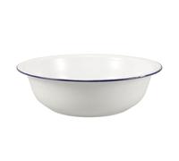 PartyKindom Enamel Foot Soaking Tub Basin for Soaking Feet Face Washing and Laundry Durable Enamelware Bowl Stylish and Practical Household