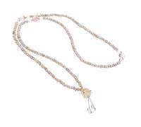 PartyKindom Ethnic Wooden Beaded Bracelet for Men Women Comfortable Soft Material Spiritual Rosary Prayer Beads Necklace Japanese Cat Design Meditation Jewelry with Cultural Motifs