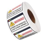PartyKindom Extreme Happiness Gift Box Stickers Self Adhesive Packaging Labels for Scrapbook Shipping and DIY Sealing for Small Business Wrapping and Gift Decoration